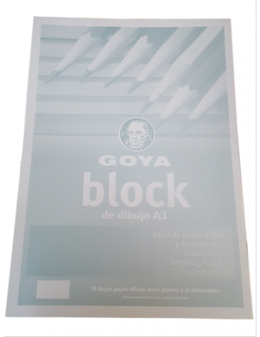 BLOCK DIBUJO A3 GOYA 150GRS 10HS